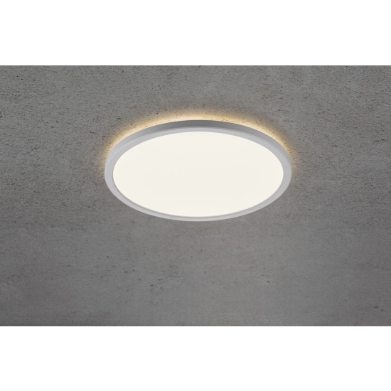 kinkiecik.pl Lampa sufitowa Oja 29 cm Nordlux 4000K 18W, Moodmaker™ - biała 47156001